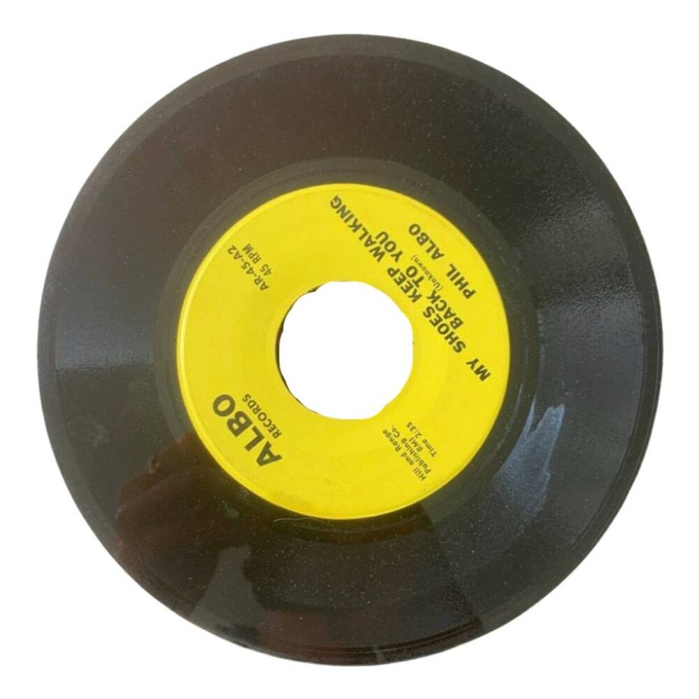 Phil Albo Ballad of John F Kennedy JFK My Shoes Keep Walking 45 RPM Vinyl 1963